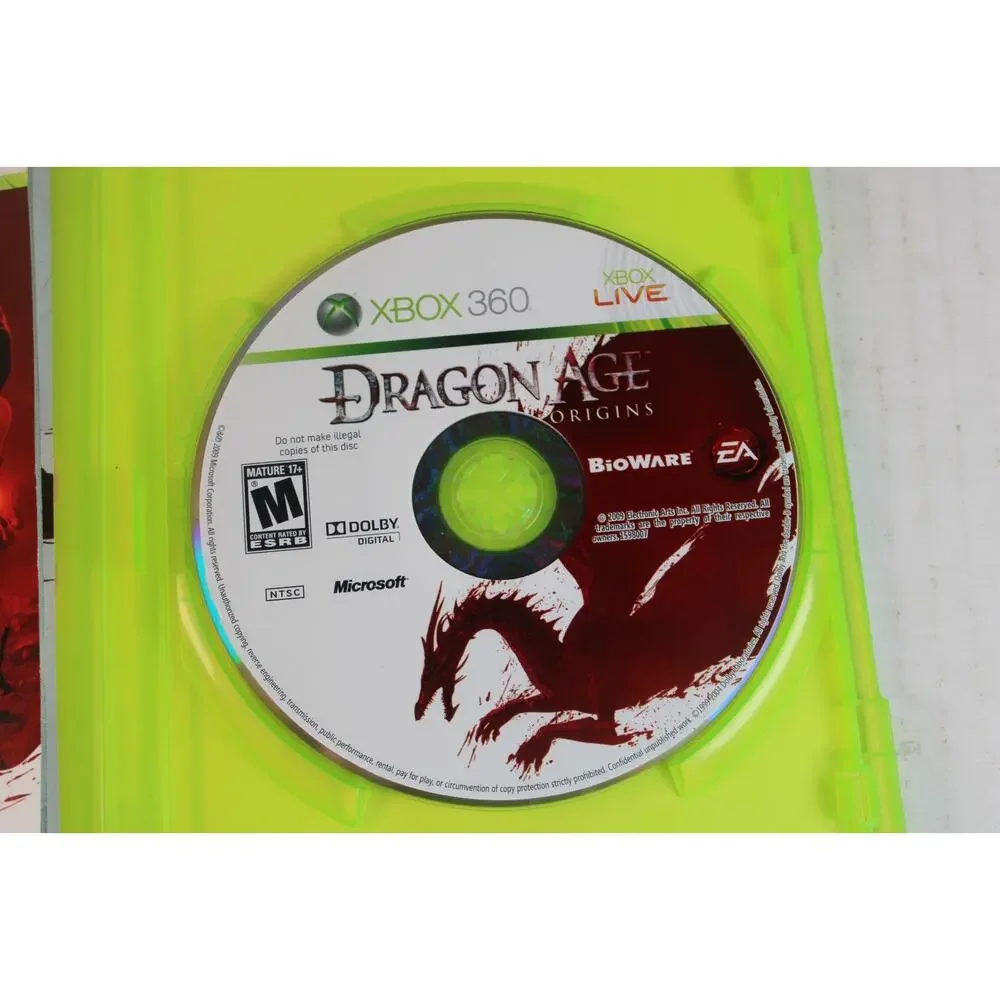 Dragon Age: Origins (Microsoft Xbox 360, 2009) Authentic, complete, tested